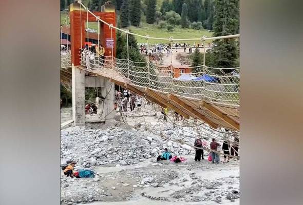 5 maut, 24 cedera dalam insiden jambatan gantung di Xinjiang