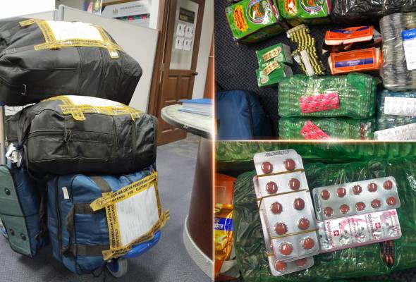 AKPS patahkan cubaan seludup ubat tidak berdaftar bernilai RM85,000 di KLIA1