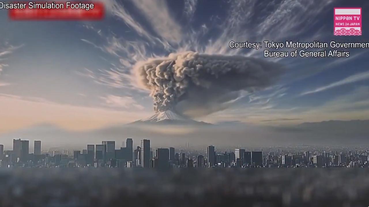 Jepun lancar video AI letusan Gunung Fiji, seru penduduk Tokyo bersiap sedia