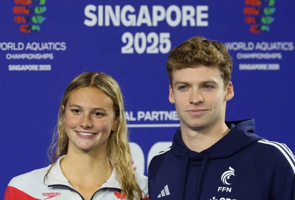 Kejohanan Akuatik Dunia: McIntosh, Marchand menang bergaya acara 400m medley