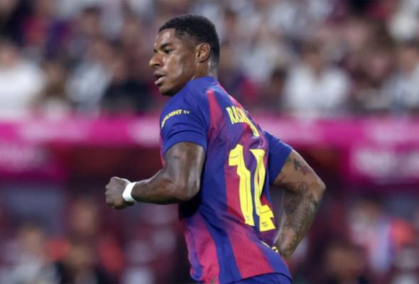 Rashford ledak gol pertama buat Barcelona