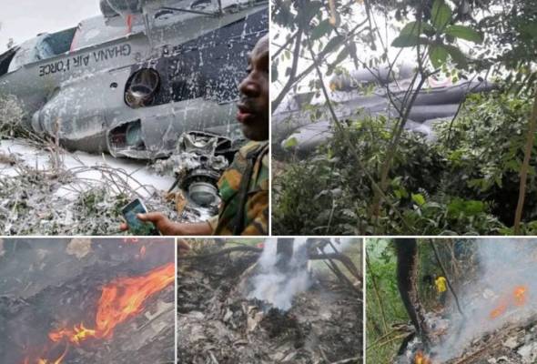 Menteri Pertahanan Ghana antara lapan maut dalam nahas helikopter tentera