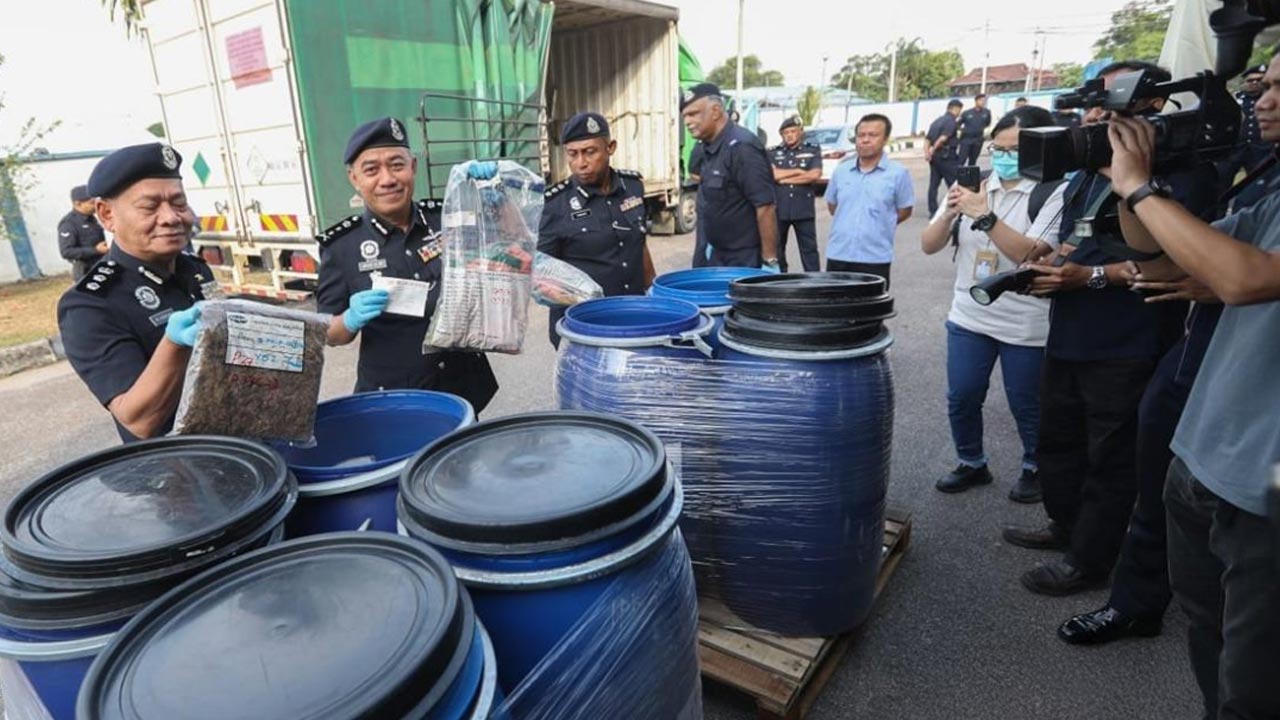 Pelbagai dadah bernilai RM33.82 juta dirampas di Pulau Pinang sejak Januari