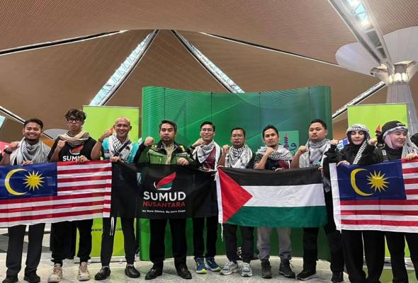 Kumpulan pertama sukarelawan misi kemanusiaan ke Gaza berlepas ke Sepanyol