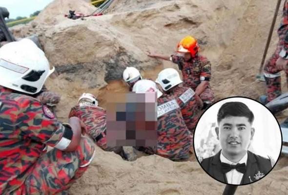 Arwah sempat minta tolong dua kali sebelum tertimbus sepenuhnya - Rakan