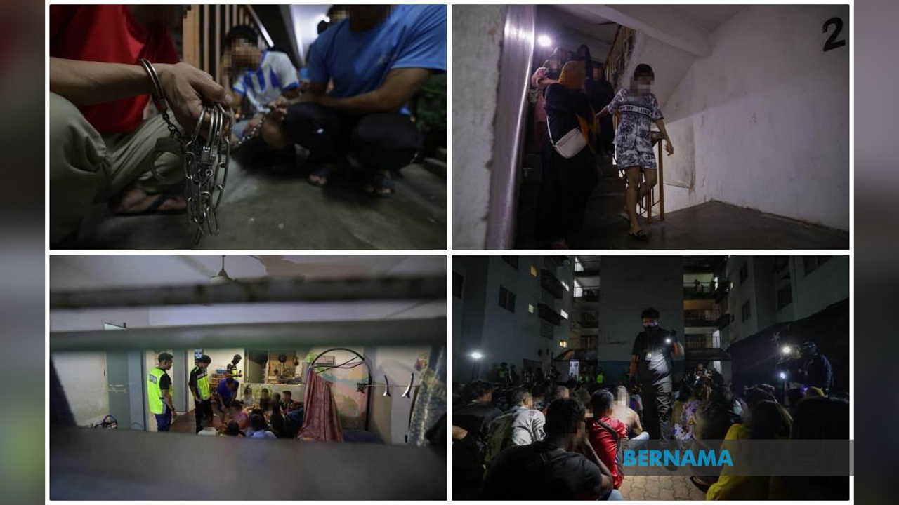 Penduduk tidak selesa, Imigresen serbu flat di Danau Kota, tahan 125  PATI