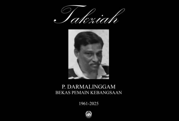 Bekas pemain kebangsaan P Darmalinggam meninggal dunia pada usia 64 tahun
