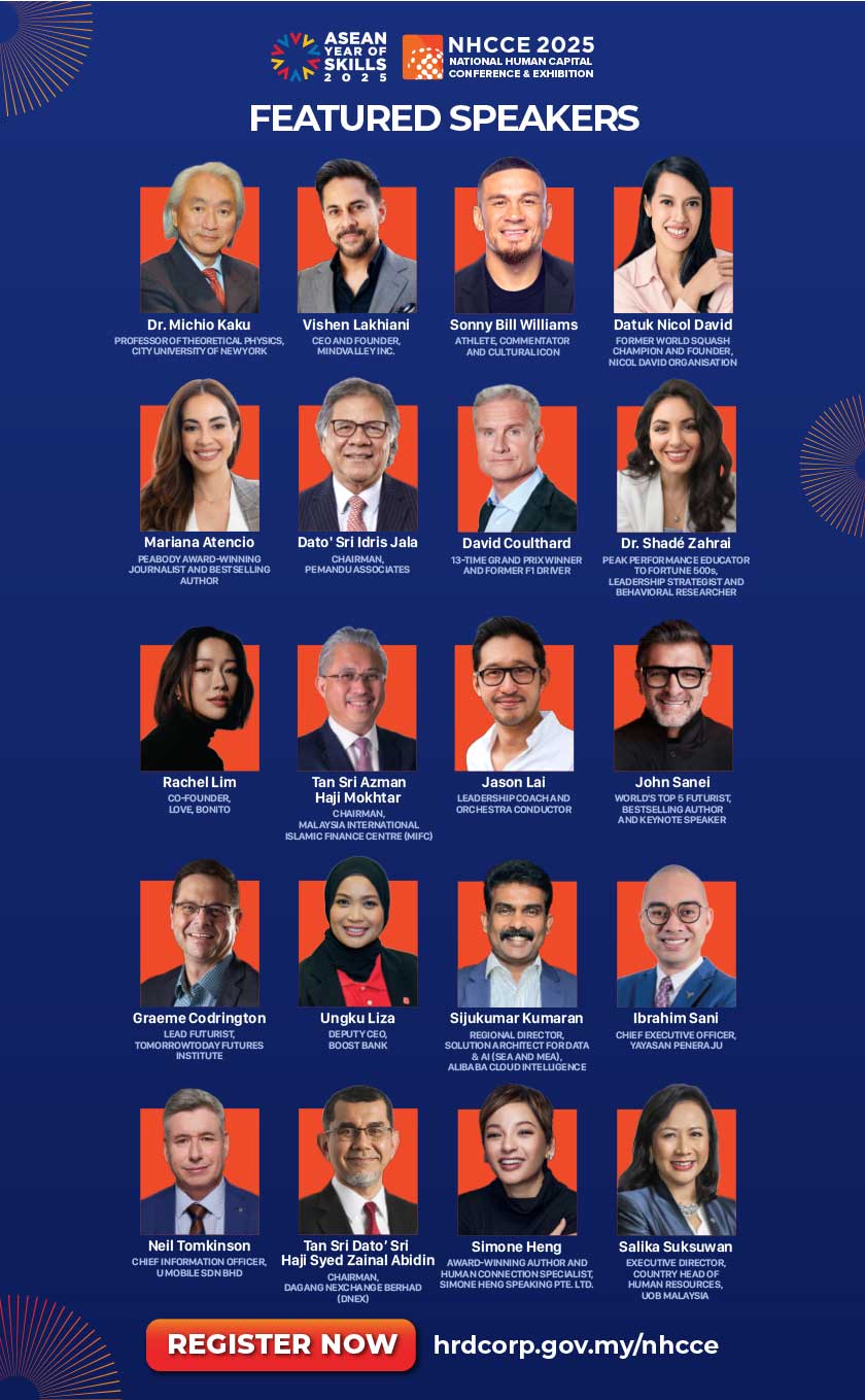 NHCCE 2025 brings together world-renowned speakers to advance the global human capital development agenda.