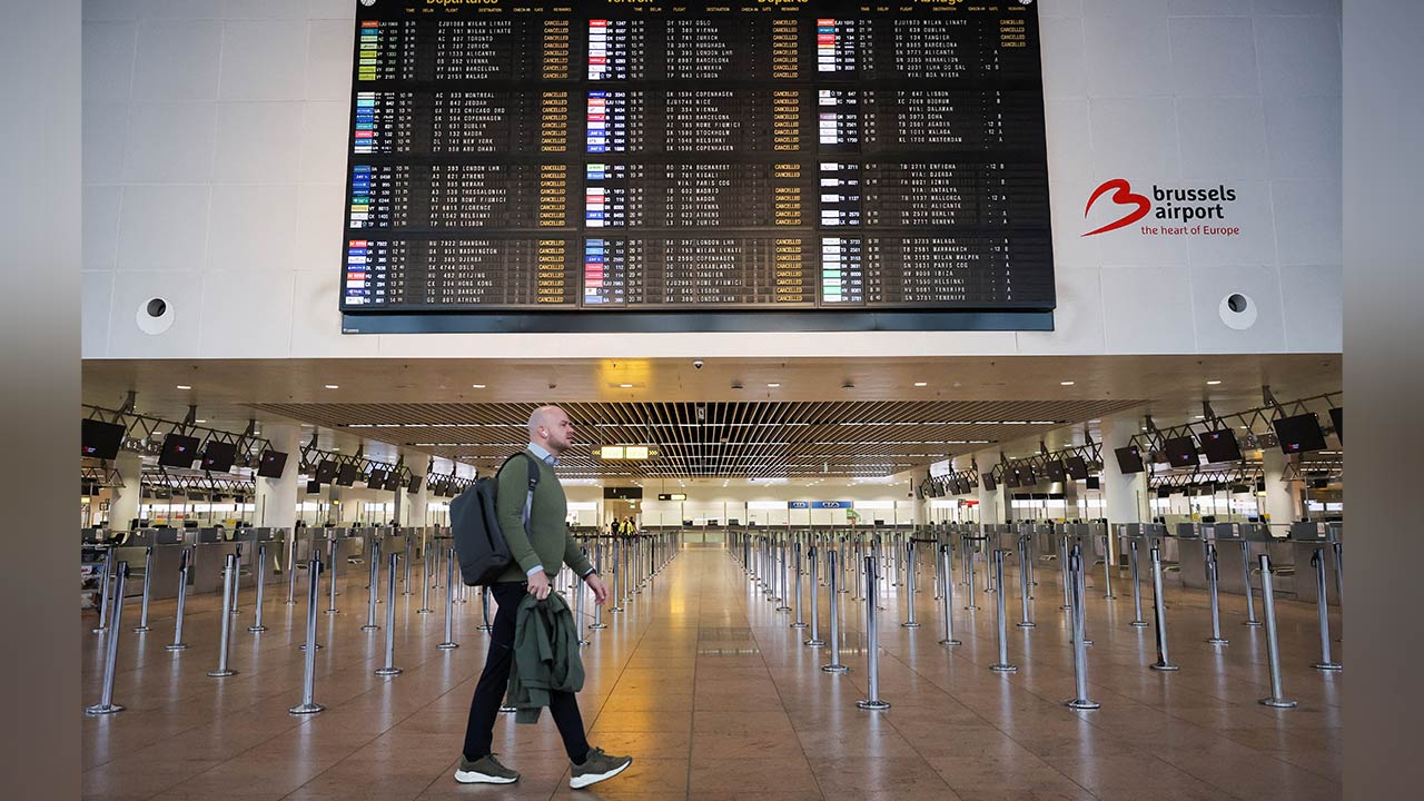 Trafik udara di Belgium terjejas teruk akibat mogok kesatuan sekerja