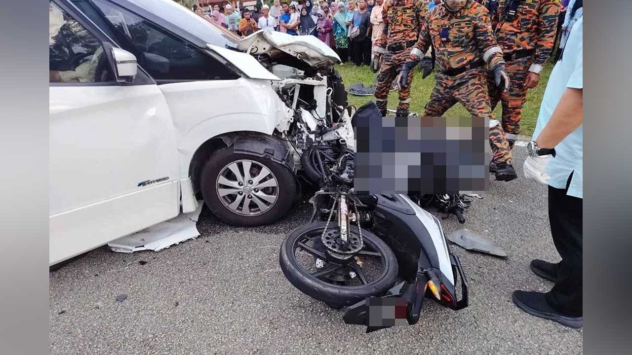 Dua pelajar tingkatan satu maut, motosikal rempuh MPV ketika ke sekolah