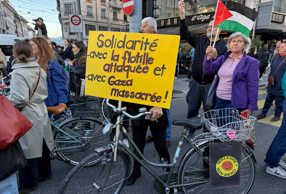 Swiss Gaza flotilla activists allege 'inhumane detention conditions' in Israel
