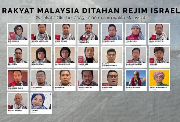 [TERKINI] Global Sumud Flotilla: Kesemua 23 delegasi Malaysia selamat tiba di Istanbul