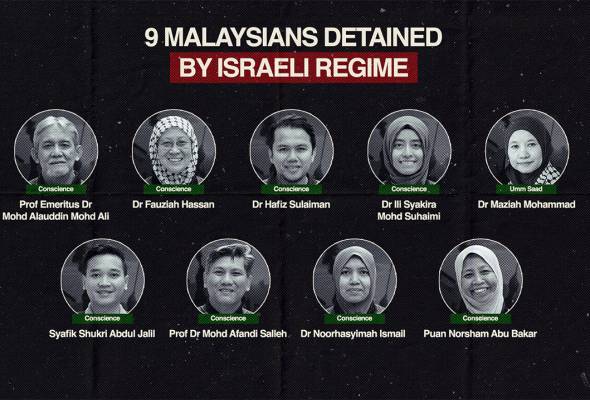 Israeli forces intercept Freedom Flotilla to Gaza, nine Malaysians on board