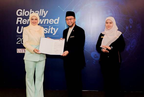 Siti Nurhaliza dilantik Profesor Adjung UiTM