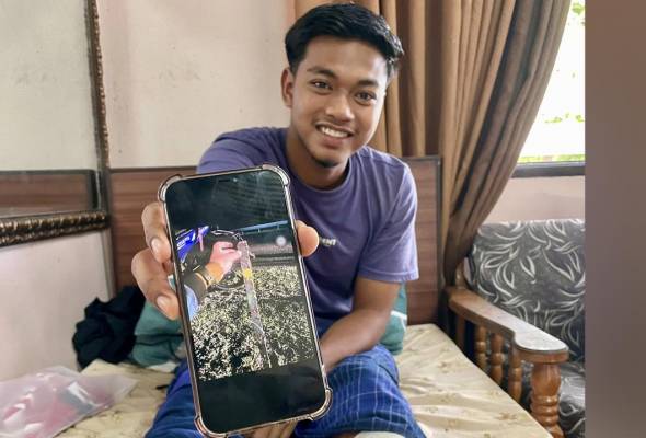 Pemain bola sepak patah tulang kaki terkena serpihan besi di LPT2