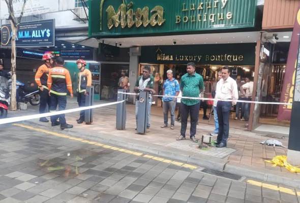 Laluan Jalan Masjid India ditutup sementara susulan mendapan jalan