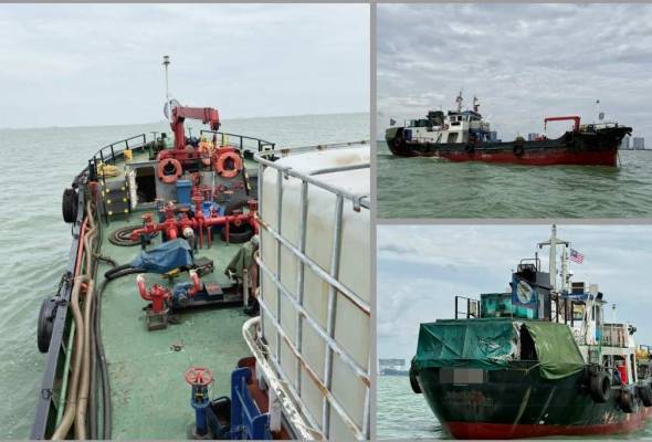 APMM tahan kapal tangki simpan minyak diesel tanpa dokumen sah
