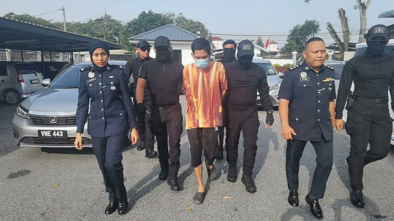 Kes tetak abang ipar hingga putus kepala, pesawah dihadap ke mahkamah