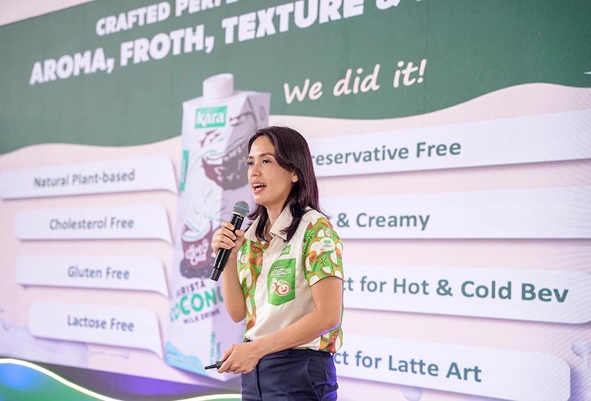 Ketua Pemasaran Kara Malaysia, Jessi Choong menekankan Kara Barista Coconut Milk adalah alternatif yang sesuai untuk semua golongan. - Foto Kara Malaysia