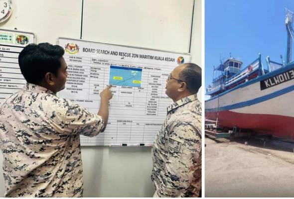 Lapan kru hilang, bot pancing dikhuatiri karam di perairan Pulau Perak
