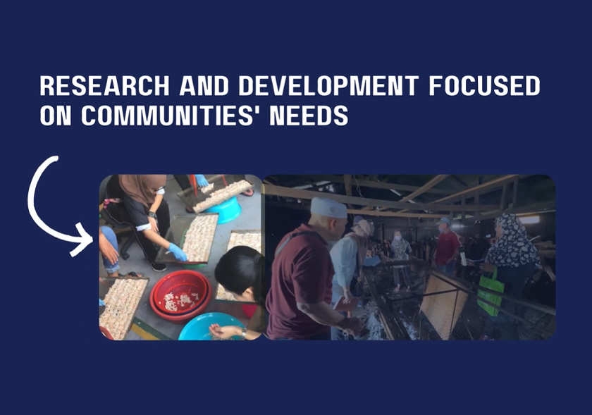 Mesin Salai Udang yang diinovasikan UNIMAS memberikan manfaat kepada masyarakat setempat