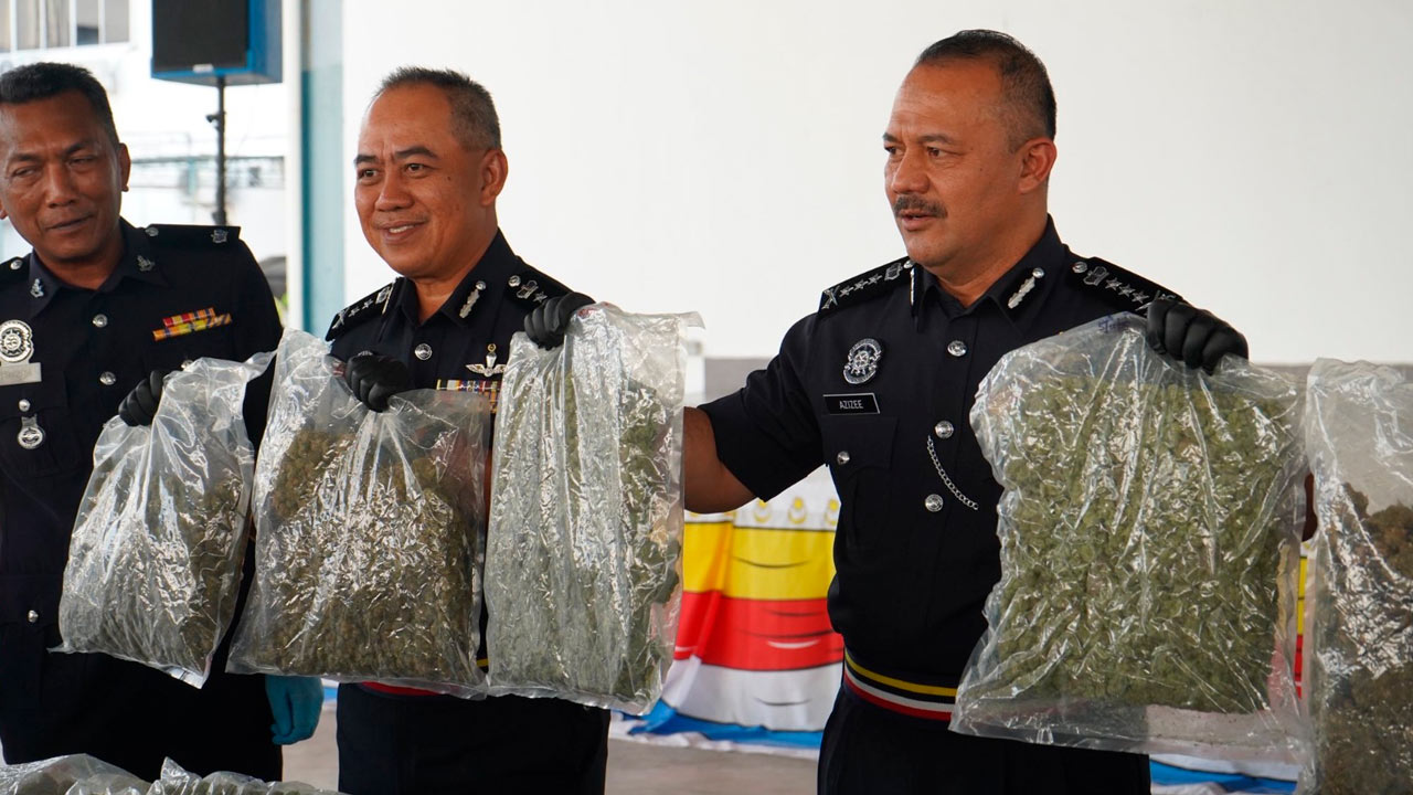 Sindiket edar bunga ganja RM8.67 juta tumpas, lapan termasuk pasangan suami isteri ditahan
