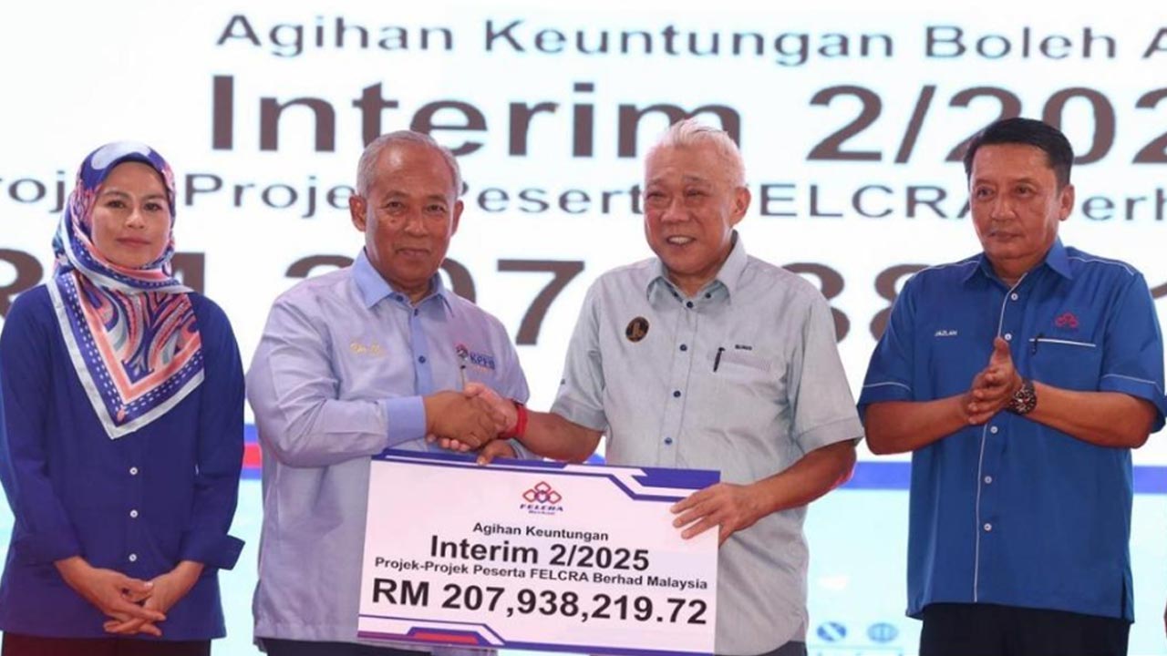 Felcra umum agihan keuntungan interim kedua sebanyak RM207 juta