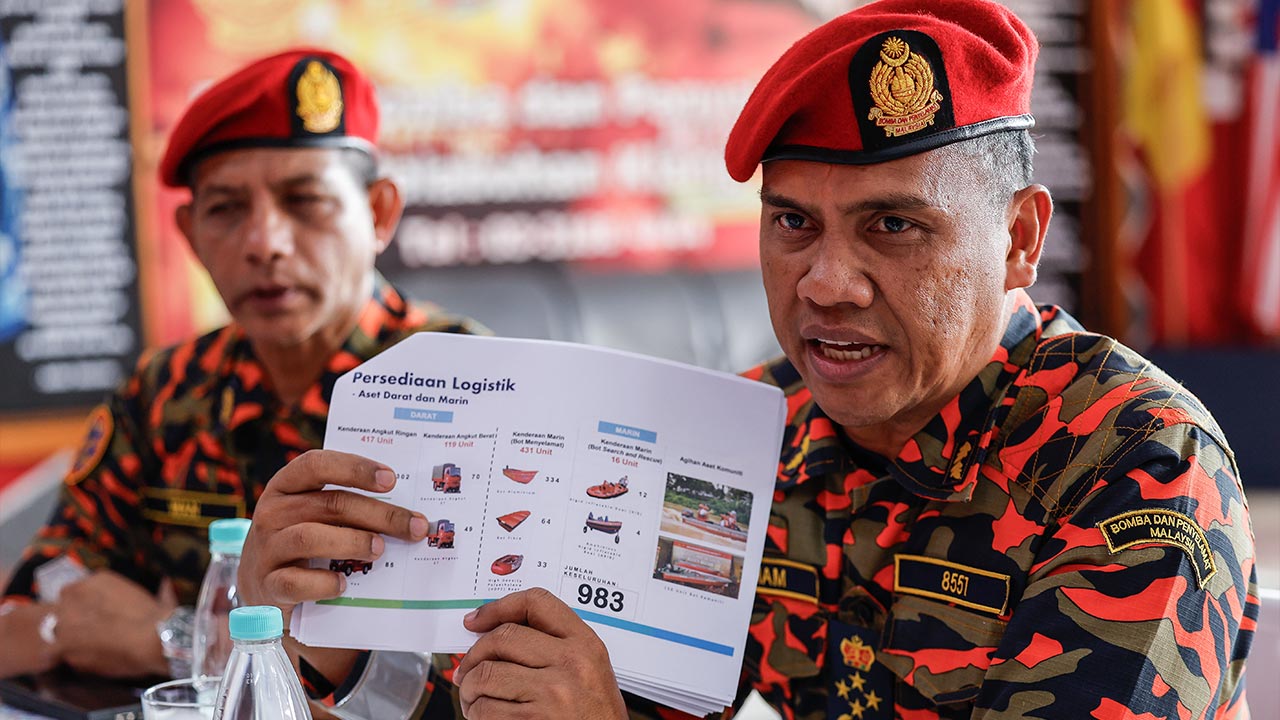 Bomba sedia gerakkan hampir 16,000 anggota, 983 aset hadapi Monsun Timur Laut<