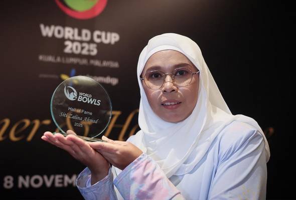 Siti Zalina terdiam, tak jangka tersenarai dalam Dewan Kemasyhuran World Bowls