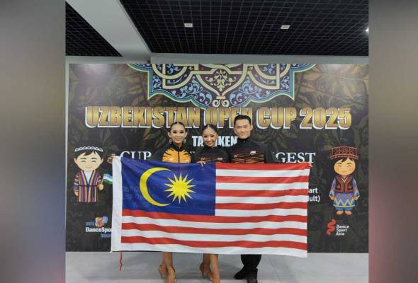 Sukan tarian: Bernice sapu tiga pingat emas di Hong Kong