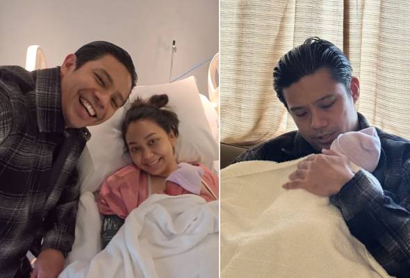 Noh Salleh, isteri timang cahaya mata perempuan, nama Tara Svara jadi pilihan