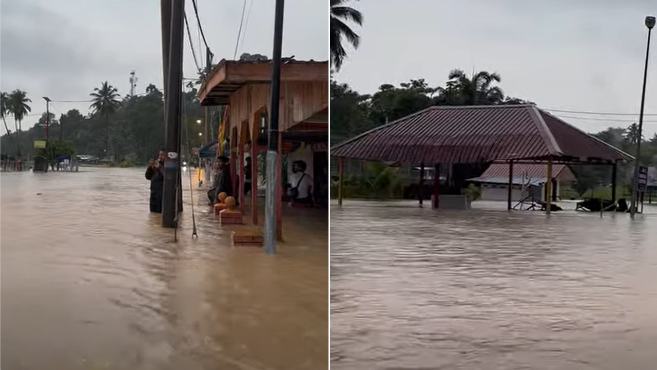 Calon SPM terkandas banjir di Hulu Langat, penduduk bantu hantar ke pusat peperiksaan<