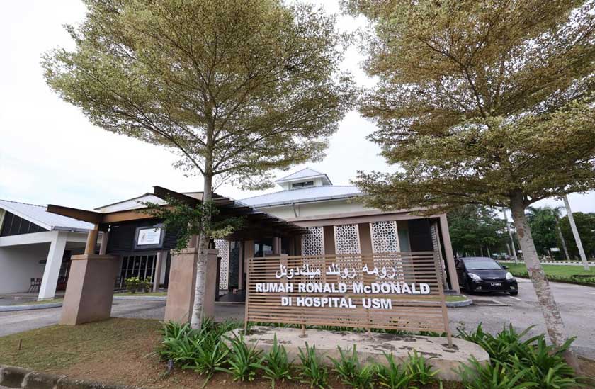 Rumah Ronald McDonald (RMH) di Hospital Pakar USM, Kubang Kerian berfungsi sebagai ‘rumah kedua’ untuk keluarga pesakit pediatrik yang memerlukan penginapan dekat hospital. - Foto McDonald's Malaysia