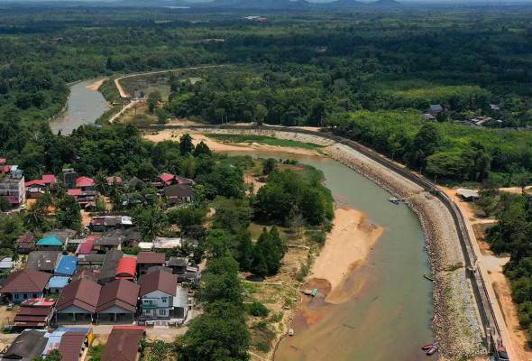 Tiga fasa PLSB Sungai Golok perkukuh perlindungan banjir di Kelantan - PETRA<