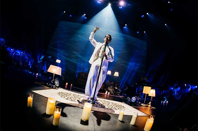 Persembahan bersempena dengan album baharunya itu menjadikan Malaysia antara lokasi terawal yang mendengar lagu-lagu baharu tersebut secara langsung. - Foto Bernama