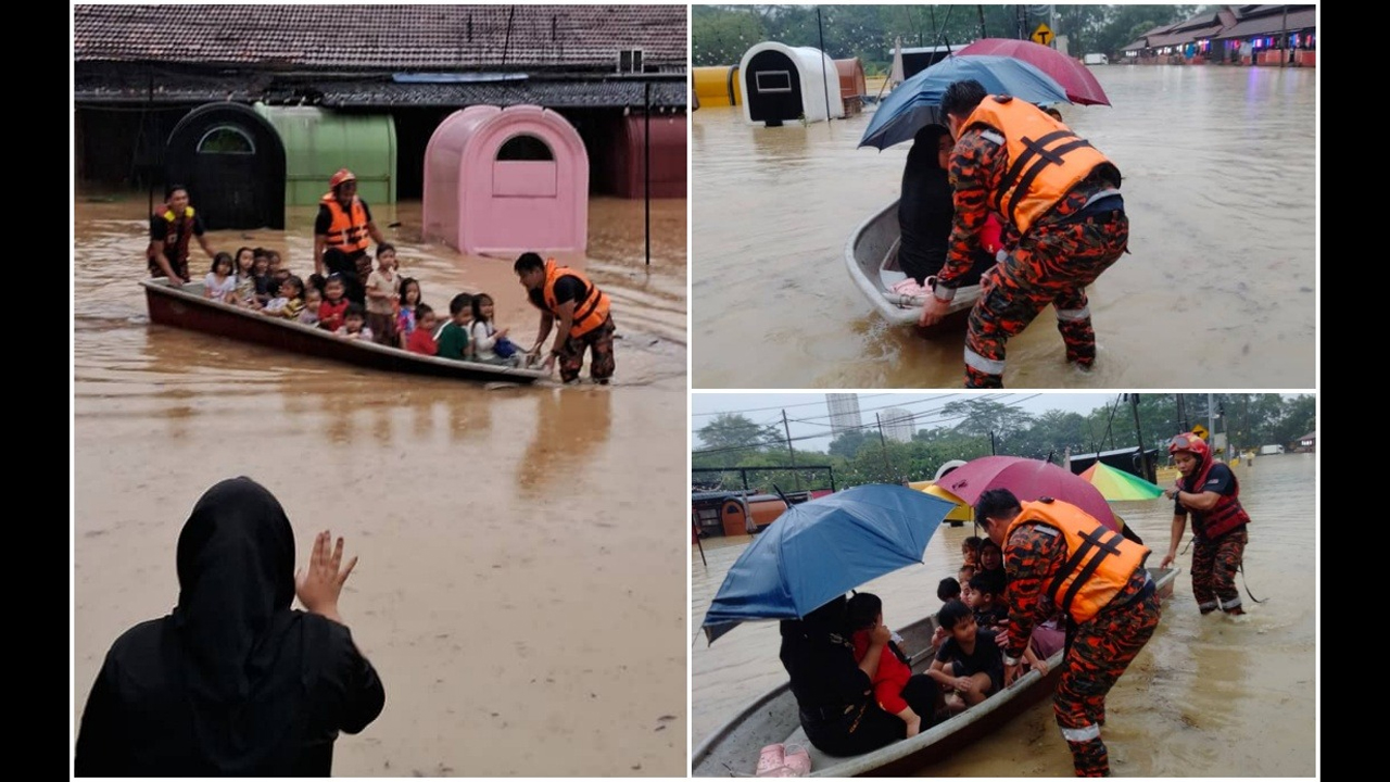 Banjir: 19 bayi antara 35 mangsa diselamatkan bomba<