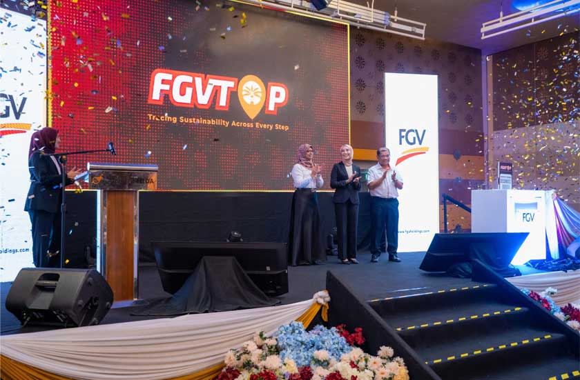 Gimik pelancaran FGVTOP berlangsung dengan meriah sekali gus menjadi simbol era baharu bagi FGV Holdings Bhd. - FGV Holdings Bhd
