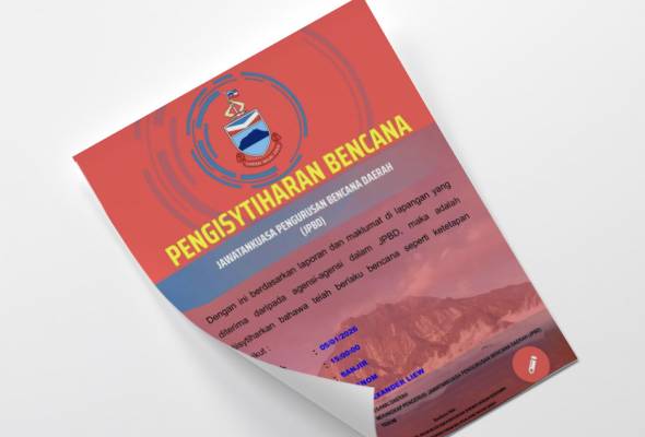 Tenom diisytihar kawasan bencana banjir dan tanah runtuh<
