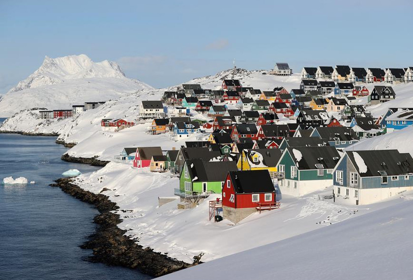 This photo taken on March 20, 2025 shows the scenery of Nuuk, Greenland, an autonomous territory of Denmark. - Xinhua/Zhao Dingzhe/Filepic
