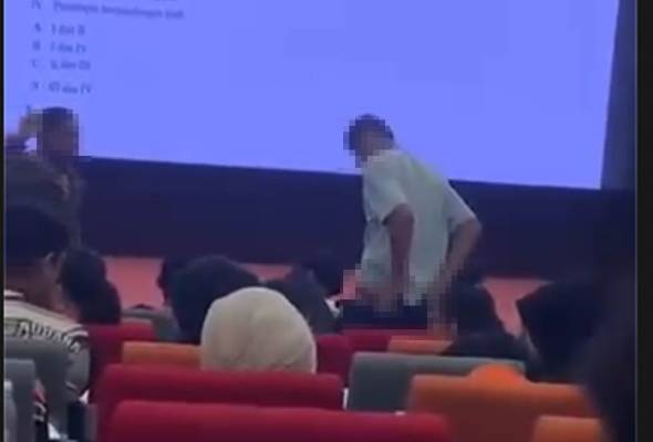 Lelaki berkelakuan tidak senonoh ketika seminar SPM ditahan