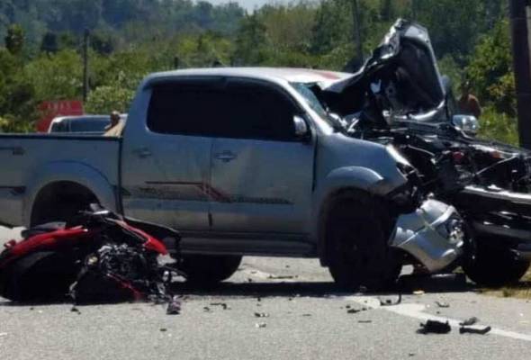 Suami isteri maut nahas babit tiga kenderaan di Gerik